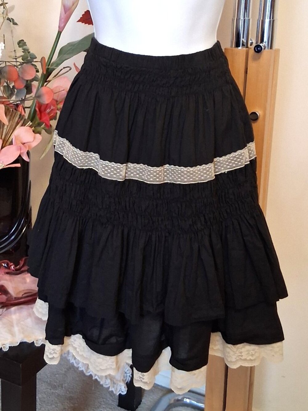 New Ruffle Mini Skirt High Waisted Tiered A-line Casual Summer Quality Skirts 6